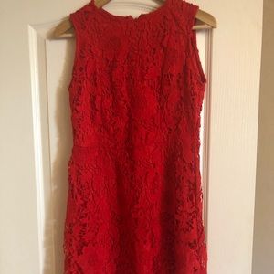 Ryan Michelle juniors XL coral red dress
